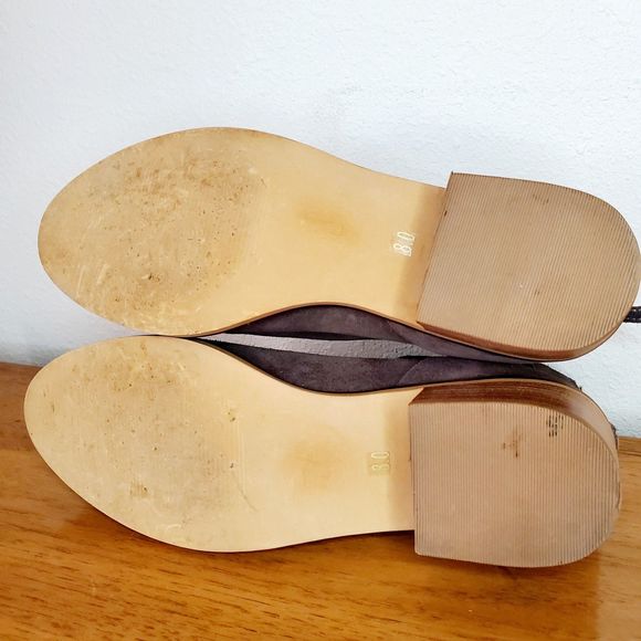 Steve Madden Brown Suede Legally Ankle Boots Women's Size 8 Casual Western Indie - Picture 5 of 9